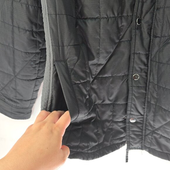 Hurley Covert Shredder Quilted Jacket Black Grey - Picture 6 of 7